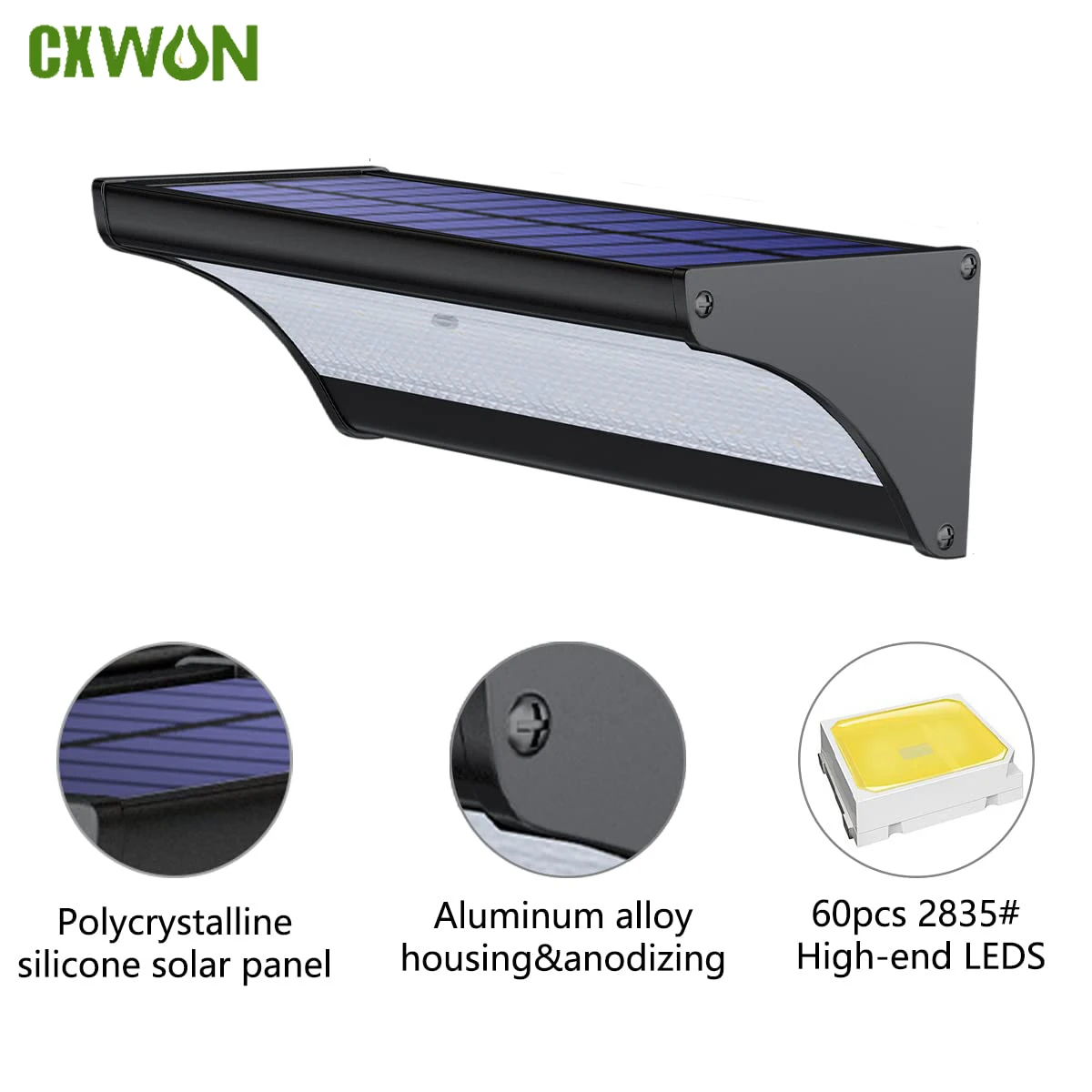 Zumtobel Outdoor Lighting - Lampu Dinding tenaga surya luar ruangan,