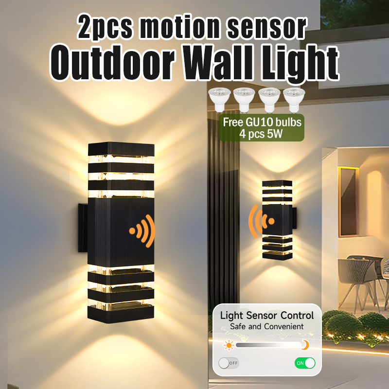 Outdoor Lighting Linear - Lampu Sensor Lampu Dinding Luar Ruangan