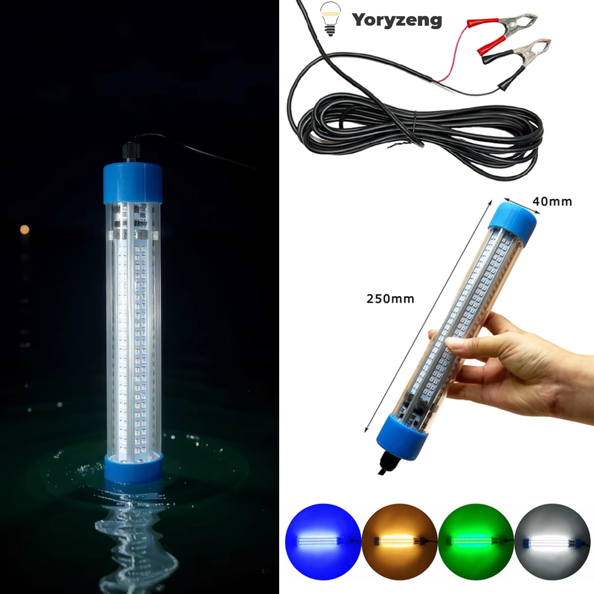 Pond Light Submersible - Lampu Pancing Bawah Air LED Daya