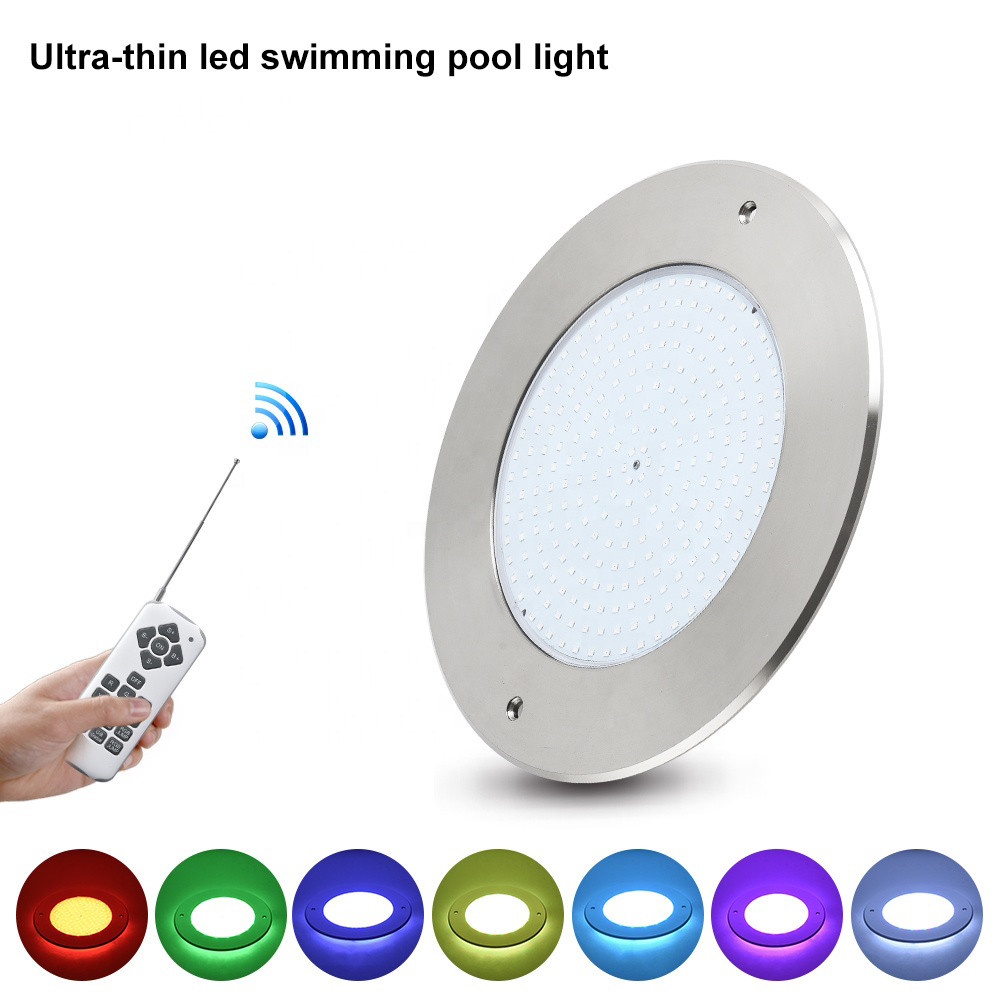 Pond Light Submersible - Lampu kolam renang LED sangat tipis,