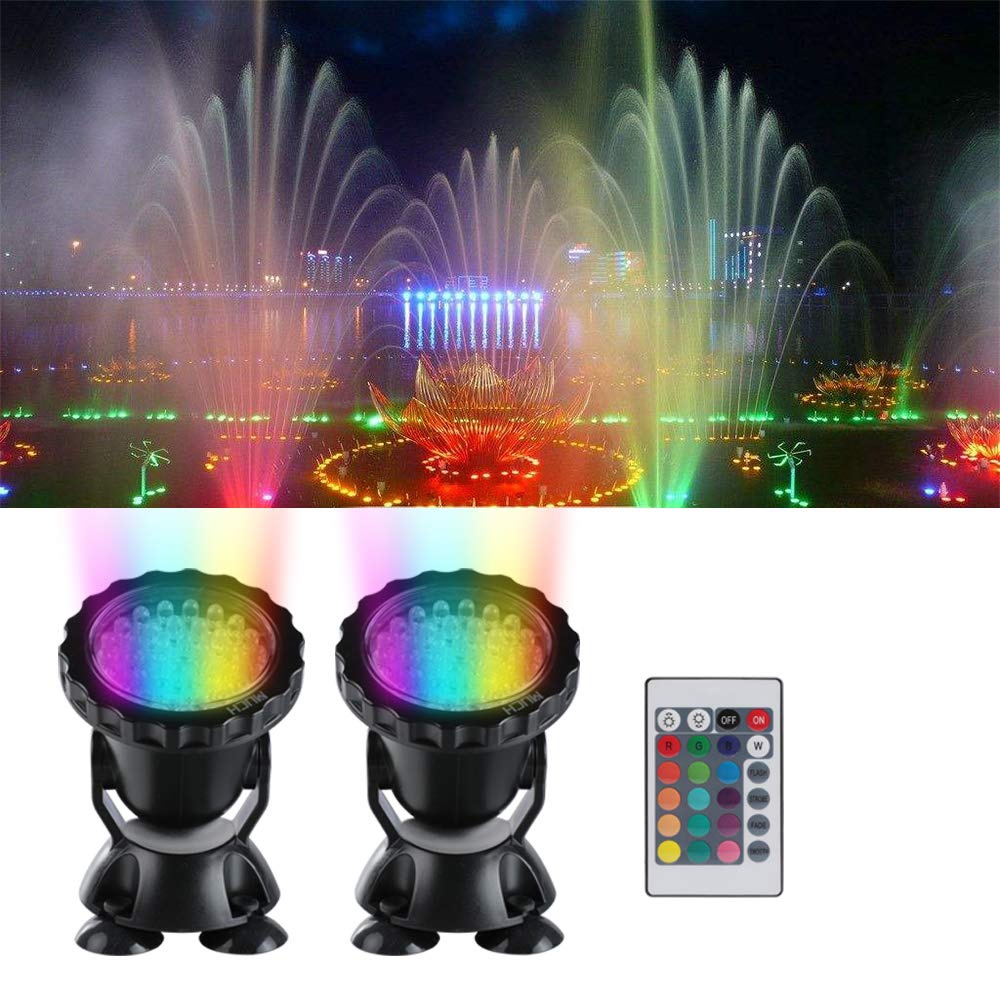 Pond Light Submersible - 12V Submersible Kolam Cahaya Multi Warna