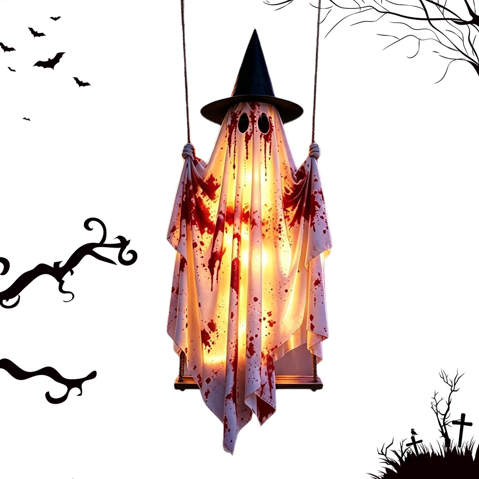 Outdoor Lighting Remote Control - Dekorasi Halloween Luar Ruangan, Ayunan Hantu