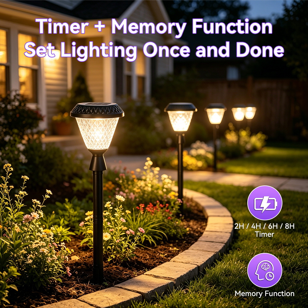 Outdoor Lighting Remote Control - Lampu Tiang Tenaga Surya IP65 Tahan
