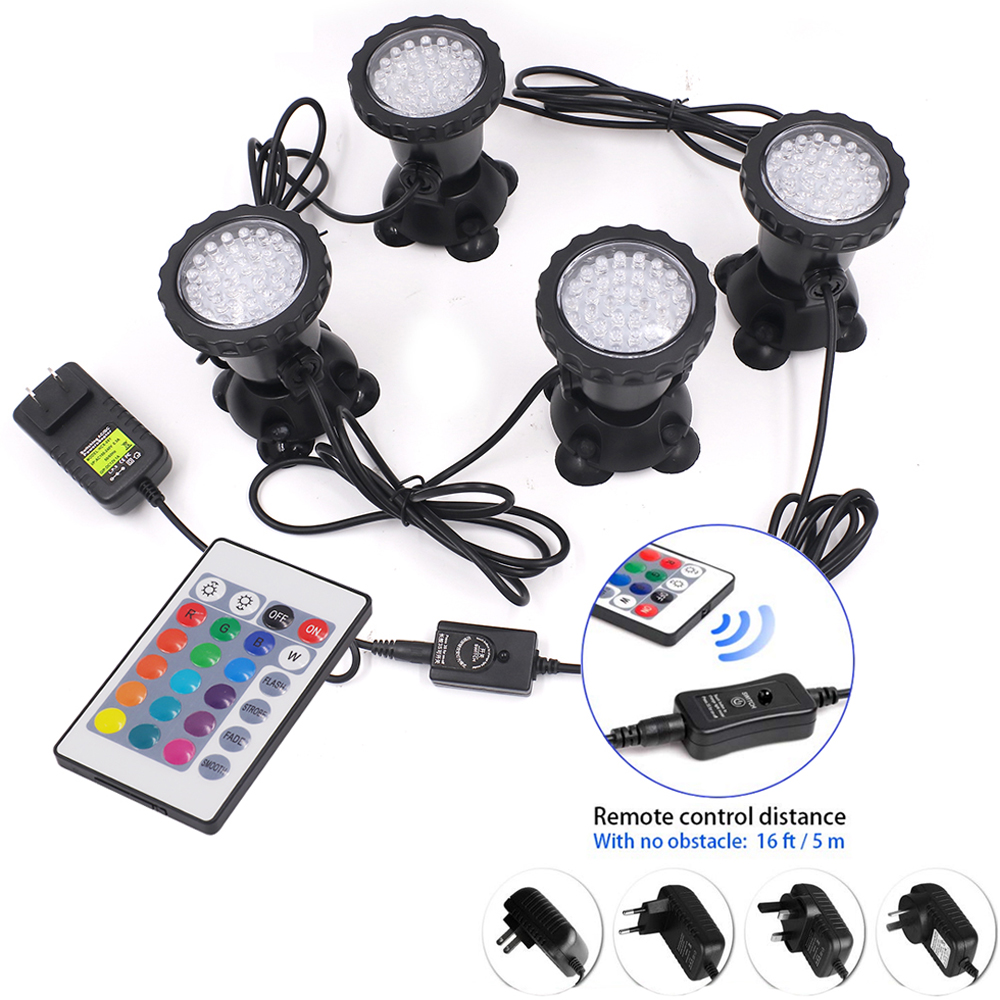 RGB LED Lampu Bawah Air IP68 L - Pond Light Submersible ulasan dan harga