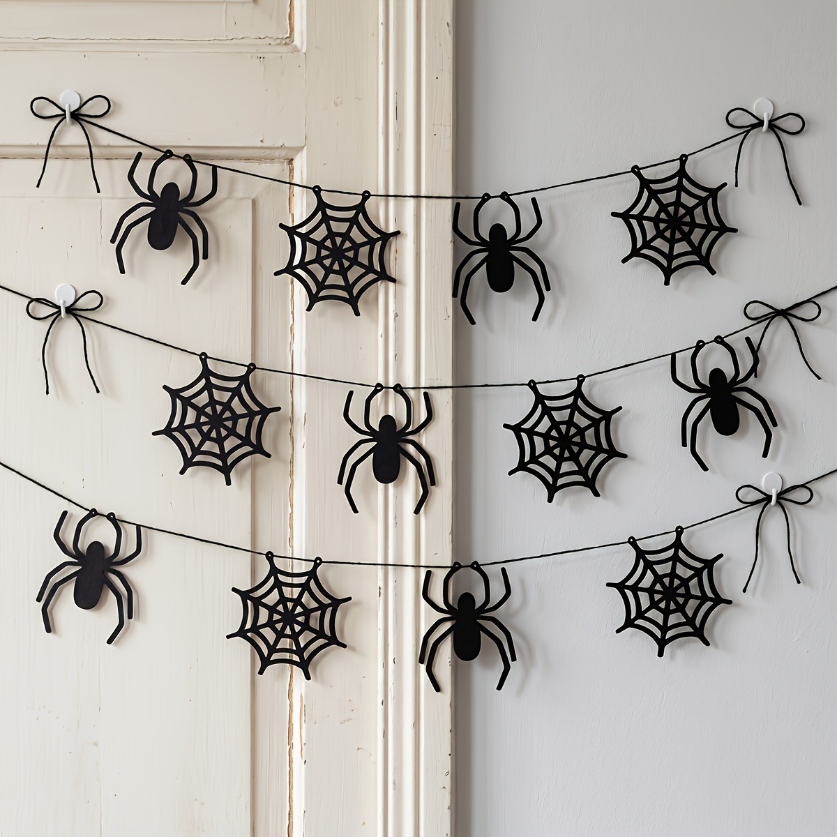 2 set hiasan garland jaring la - Outdoor Lighting Halloween ulasan dan harga