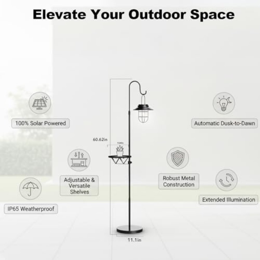 Lampu Lantai Tenaga Surya deng - Outdoor Lighting Lamp ulasan dan harga