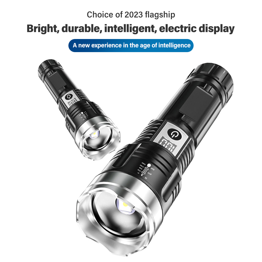 Senter LED 200000LM Daya Tingg - Outdoor Lighting Fixtures ulasan dan harga