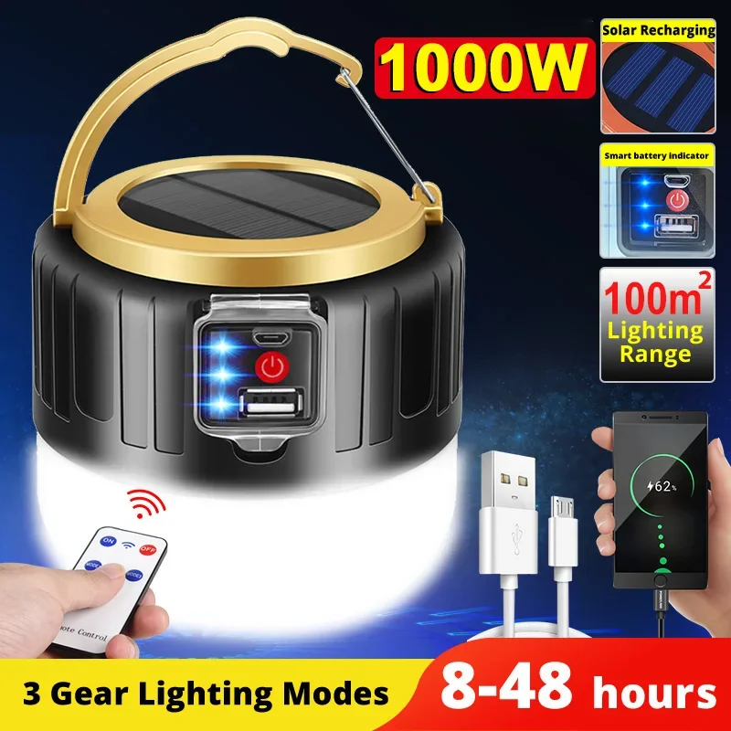 Lampu Kemah Tenaga Surya LED L - Outdoor Lighting Remote Control ulasan dan harga
