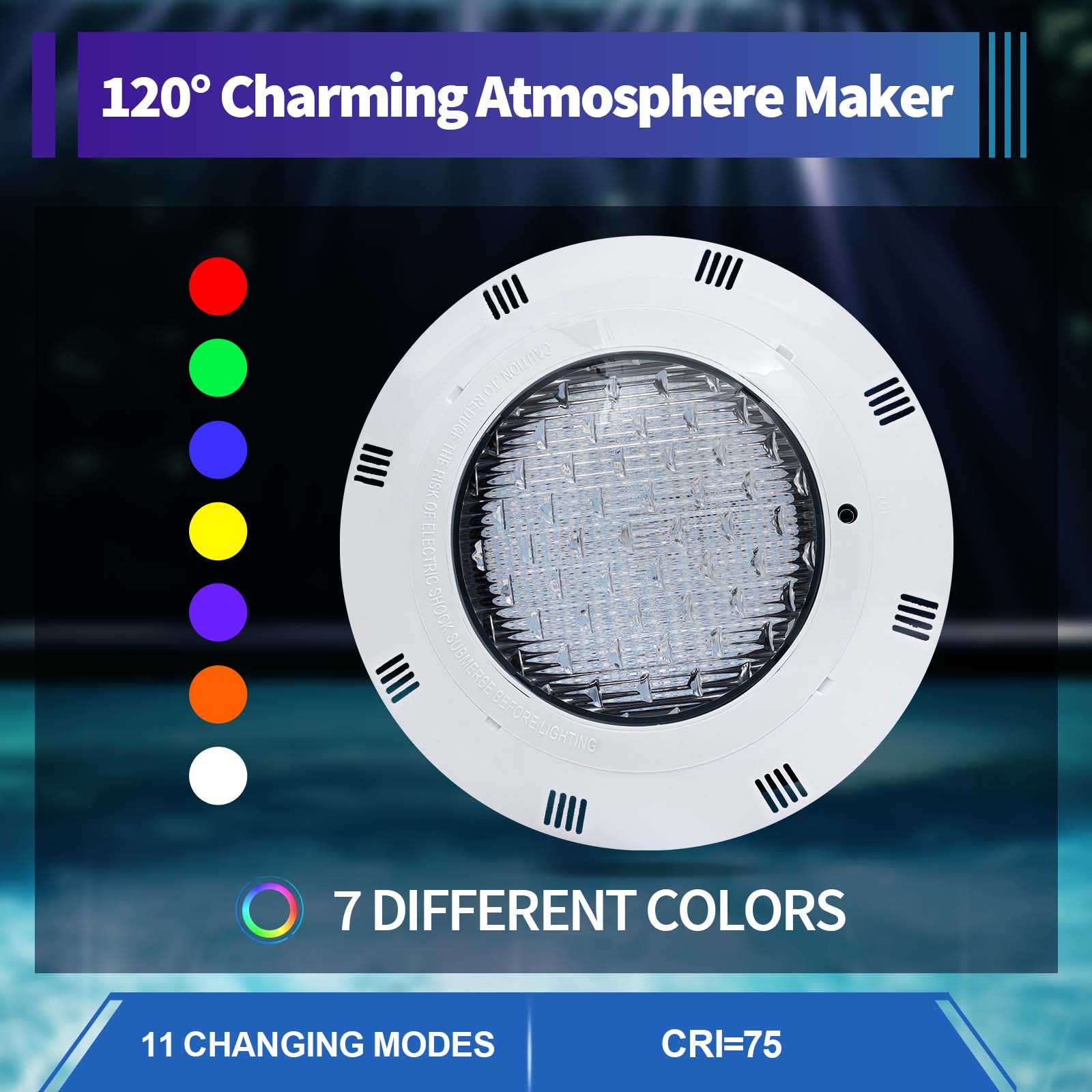 Lampu Kolam LED RGB 45W & 36W  - Pond Light Submersible ulasan dan harga