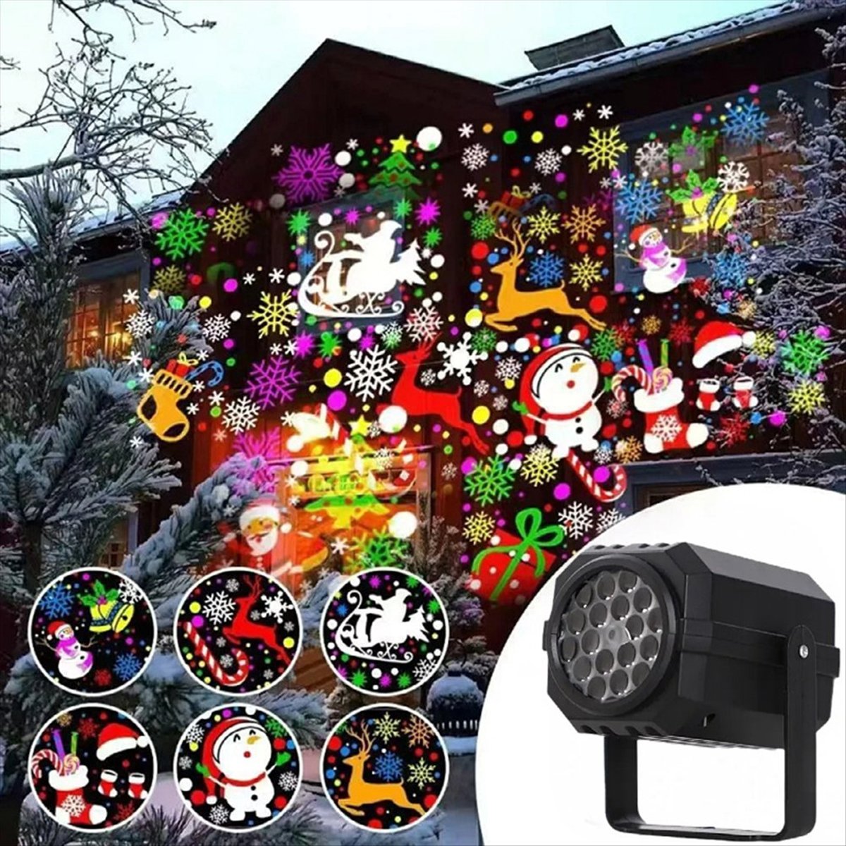 (DISKON) Lampu Proyektor Natal - Outdoor Lighting On Sale ulasan dan harga