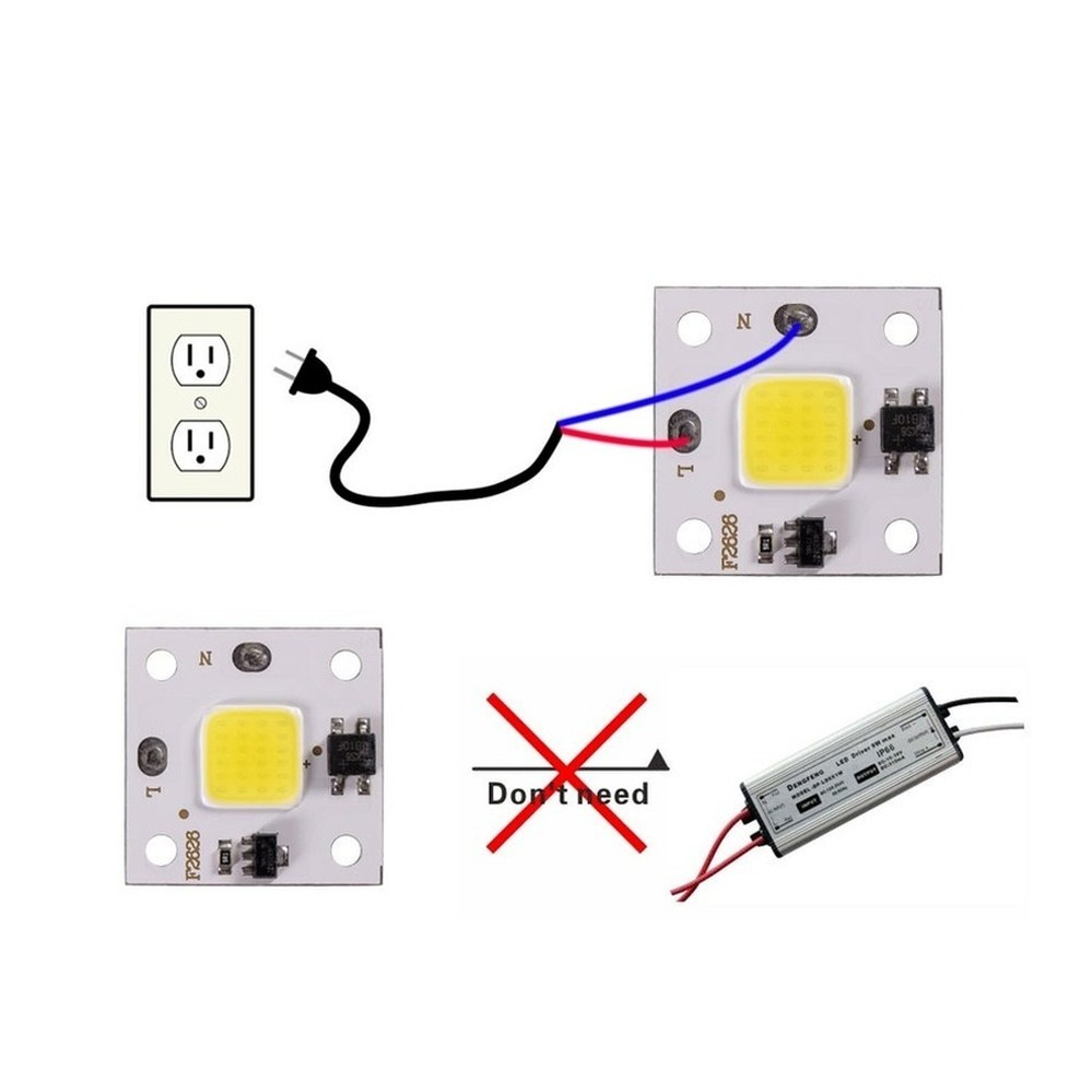 10W Modul COB 220V LED Chip Bo - Outdoor Lighting Brands ulasan dan harga