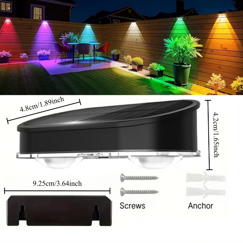 Lampu Pagar Tenaga Surya RGB I - Outdoor Lighting Linear ulasan dan harga