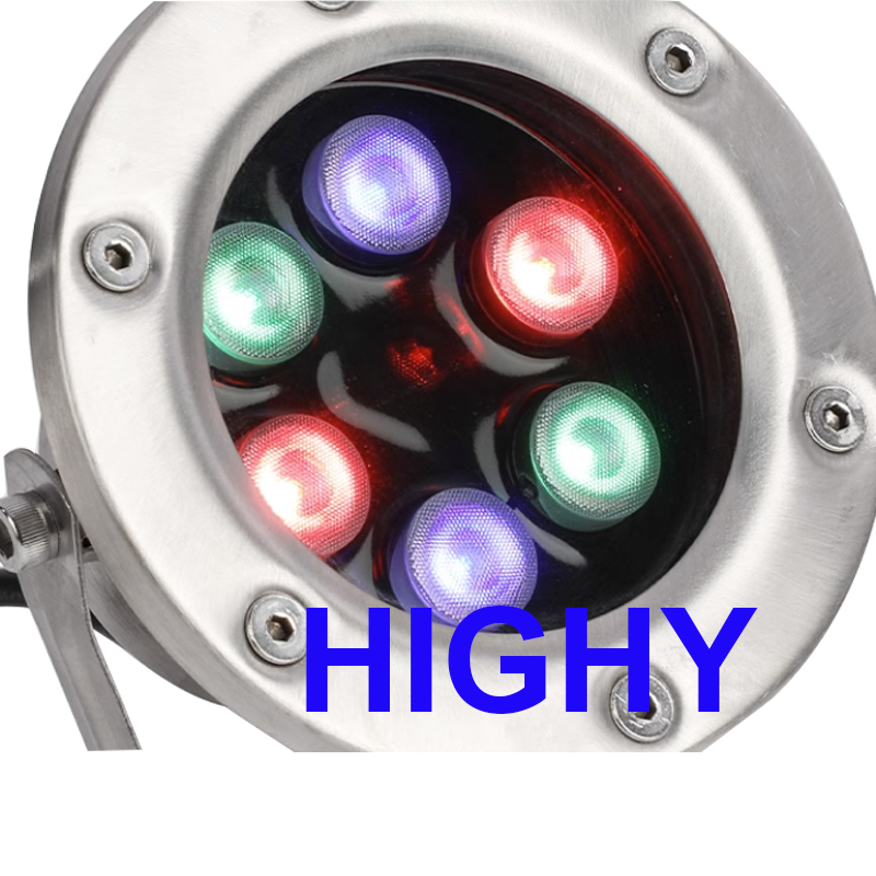 RGB lampu Led bawah air 3W 9W  - Pond Light Submersible ulasan dan harga