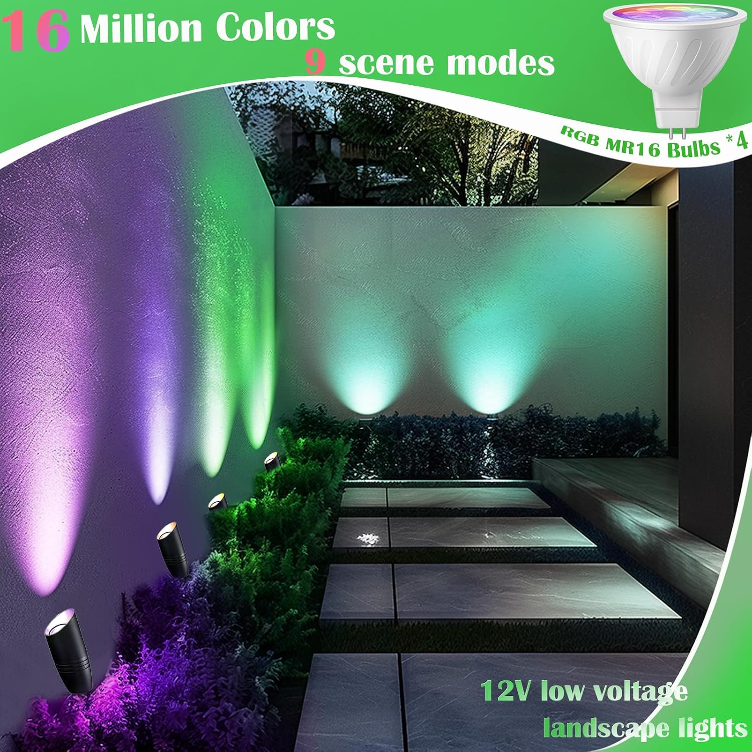 Kit Pencahayaan Lanskap Tegang - Outdoor Lighting Volt ulasan dan harga