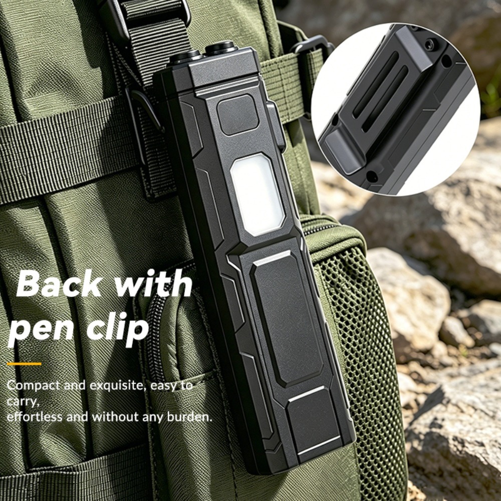 Senter LED COB EDC dengan Klip - Outdoor Lighting Fixtures ulasan dan harga