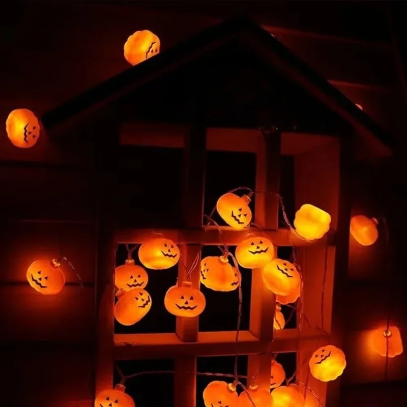 Lampu Hias Labu Halloween 20LE - Outdoor Lighting Halloween ulasan dan harga