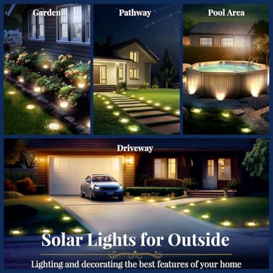 Lampu Taman Tenaga Surya Lampu - Outdoor Lighting Waterproof ulasan dan harga