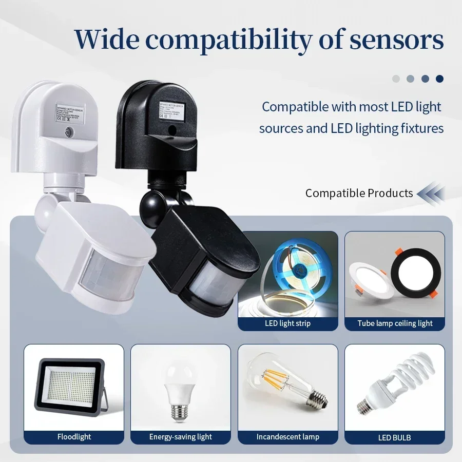 12V PIR Sensor Gerak 110-240V  - Outdoor Lighting Brands ulasan dan harga